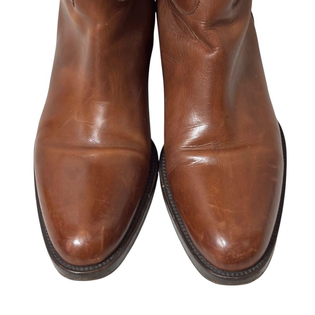 【美品】SARTORE サルトル　バックジップ　ジョッキーブーツ　23.5