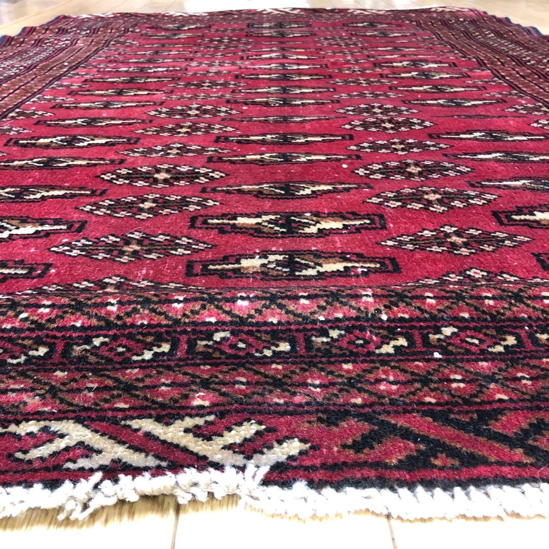 ペルシャ絨毯 ヴィンテージラグ 145×103cm 手織り オールドpersia