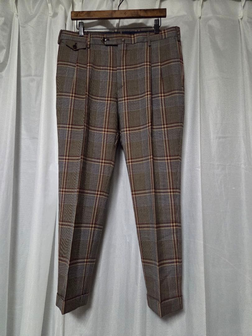 【美品】ピーティートリノ　GENTLEMAN FIT　2p　茶系　50　秋冬