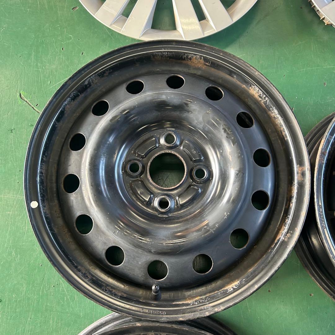 中古ホイール15X4.5ダイハツキャスト純正スチール　4本セット
