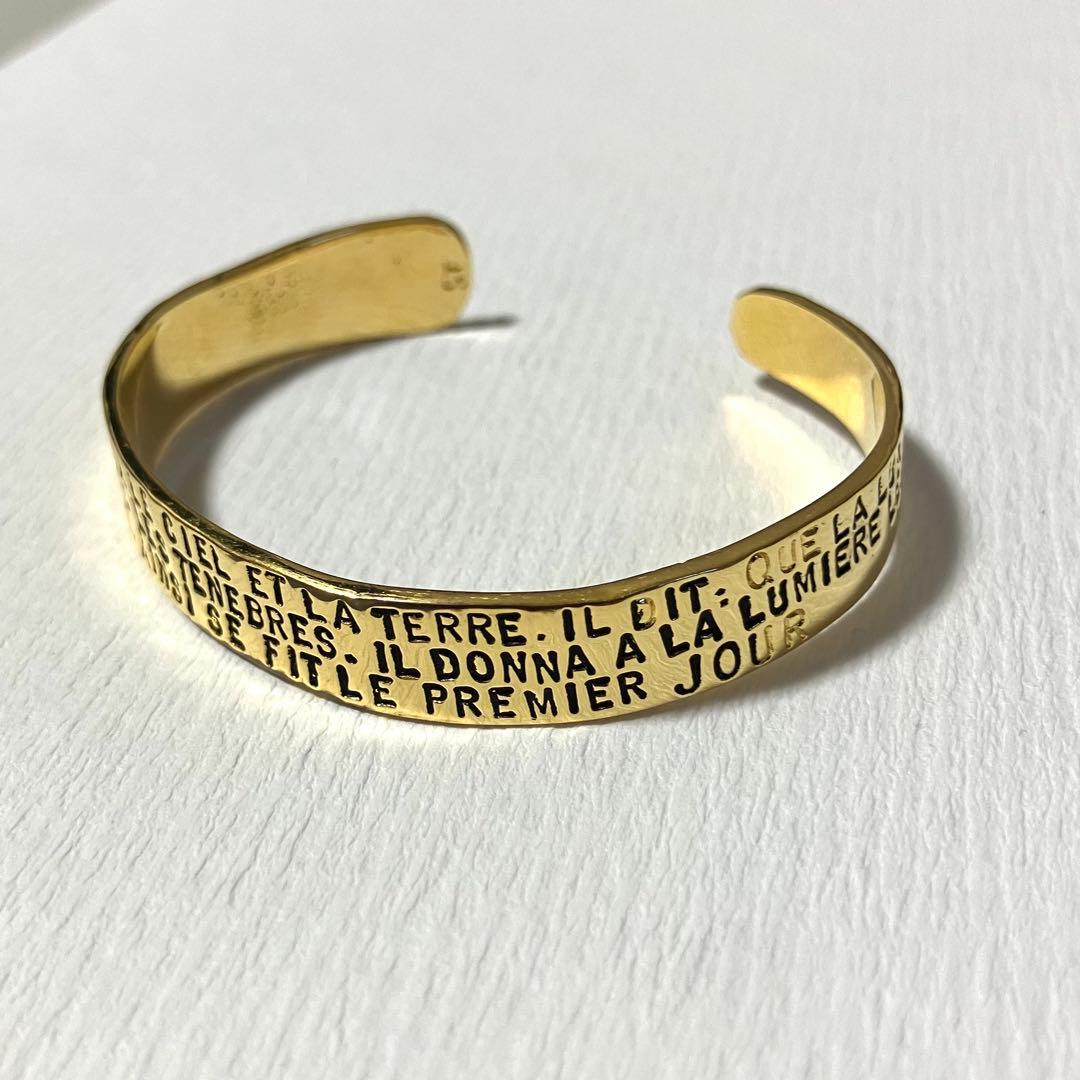 【美品】セルジュトラヴァル バングル ゴールド