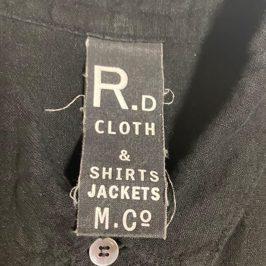 R&D.M.Co- オールドマンズテーラー 　リネン　ロングワンピース　黒系