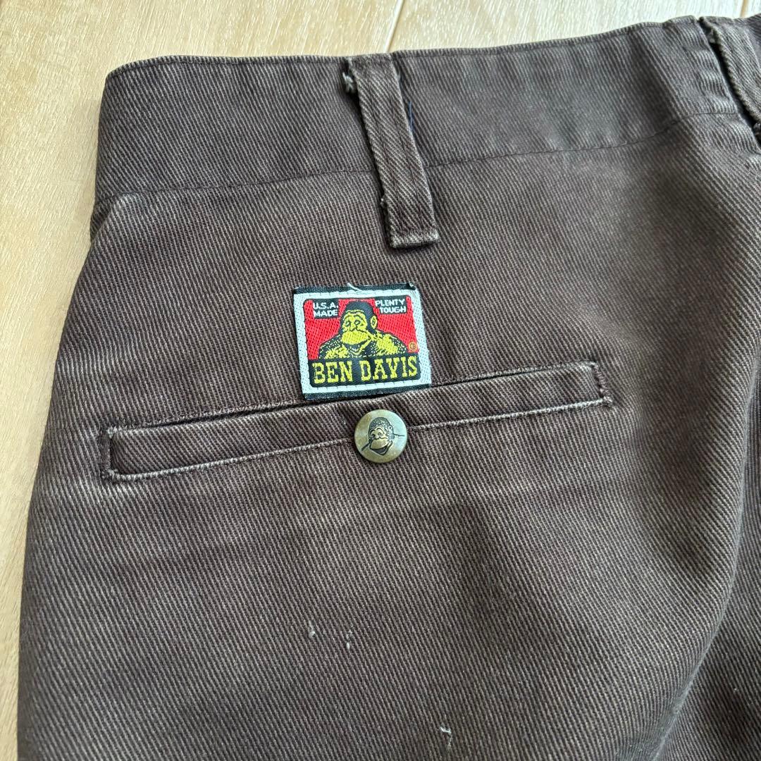 90s usa製 ben davis フリスコ ワークパンツ ブラウン 茶色