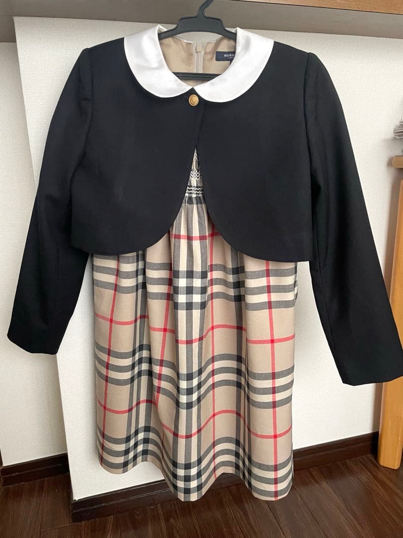 バーバリーロンドン ワンピース ボレロ 2点セット130