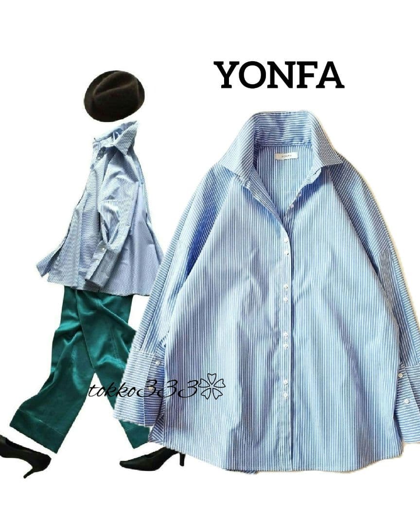 YONFA✨double button over shirt