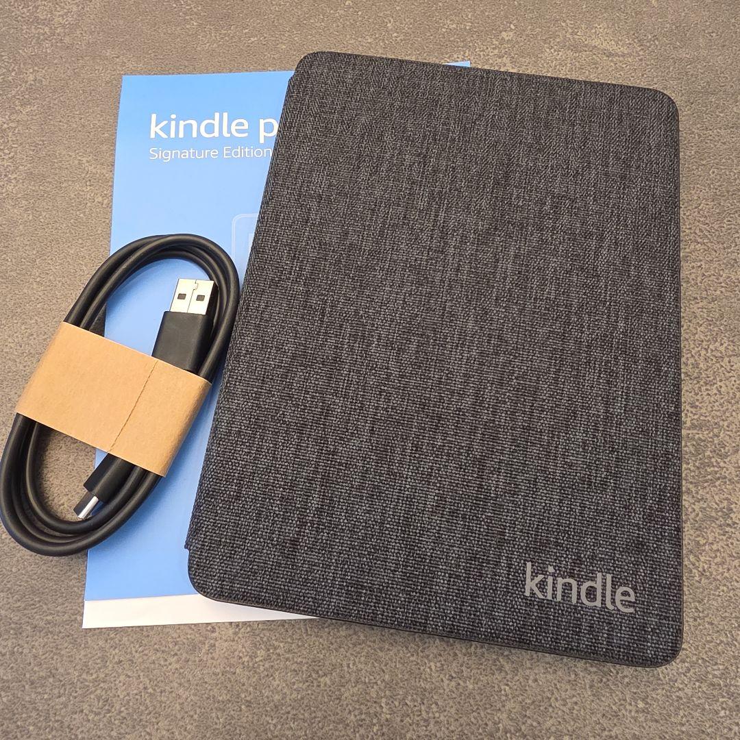 新品Kindle Paperwhite Signature 第12世代 カバー付