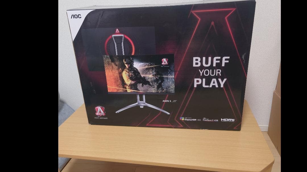 AOC AG273QCX 27インチ144Hz湾曲モニター