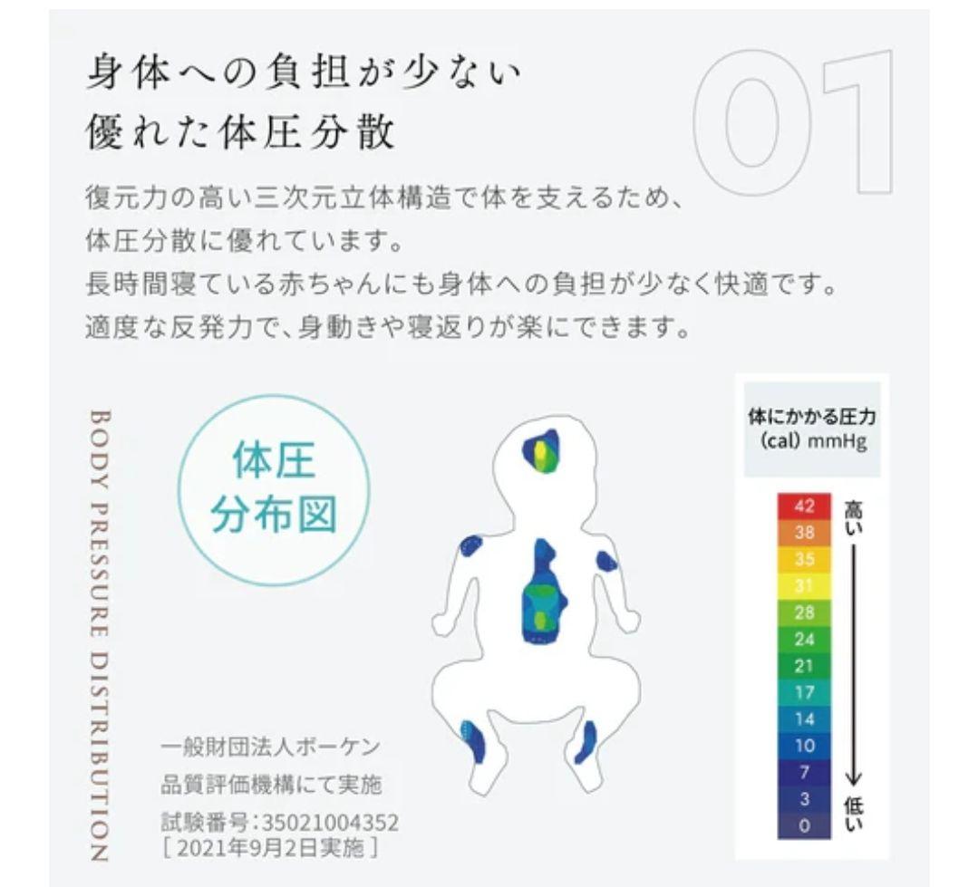 10mois　ディモワ　LOOP SLEEP　ループスリープマット 120×70
