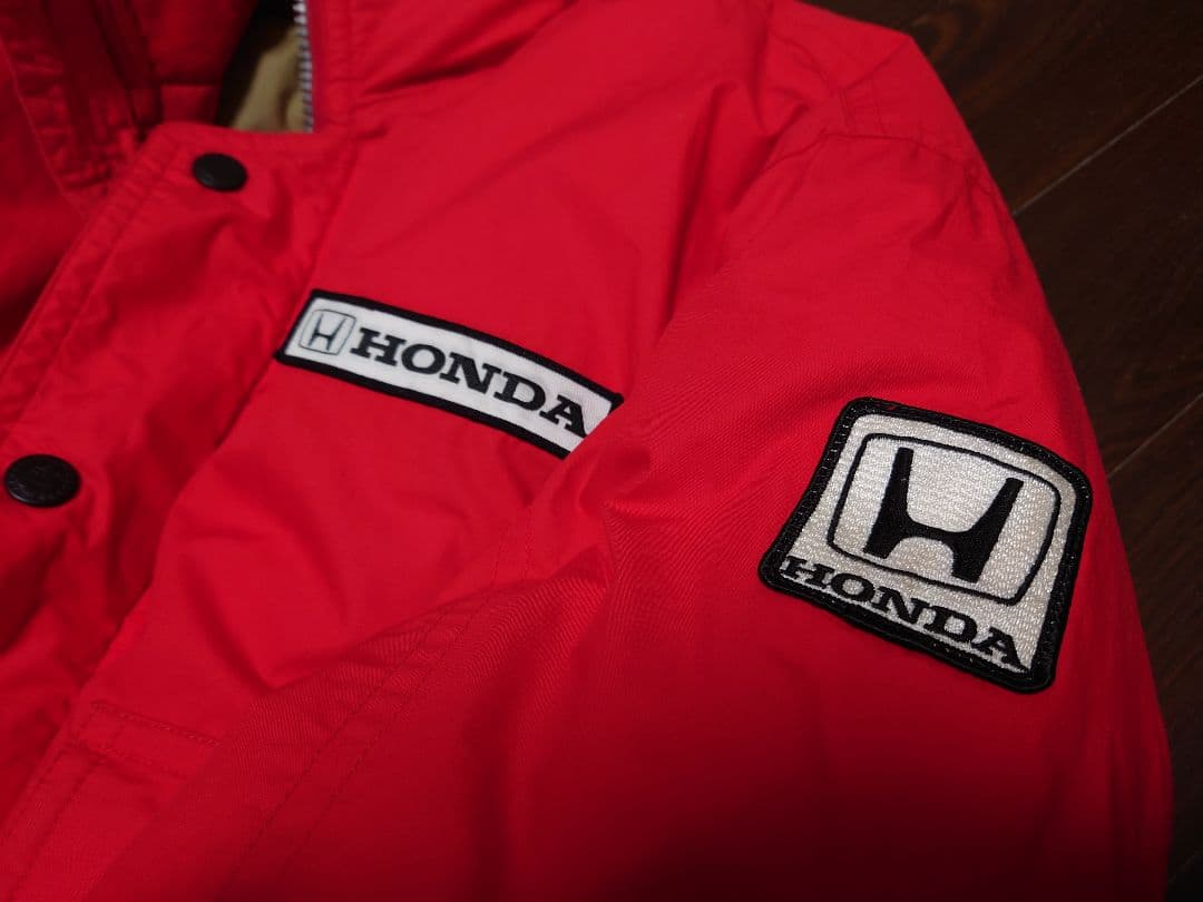 HONDA F1 RACING TEAM ダウンジャケット レッド