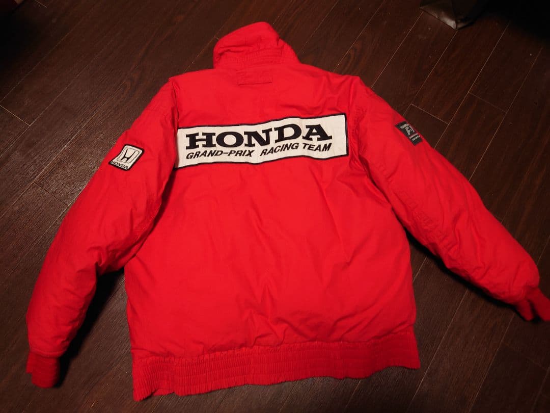 HONDA F1 RACING TEAM ダウンジャケット レッド