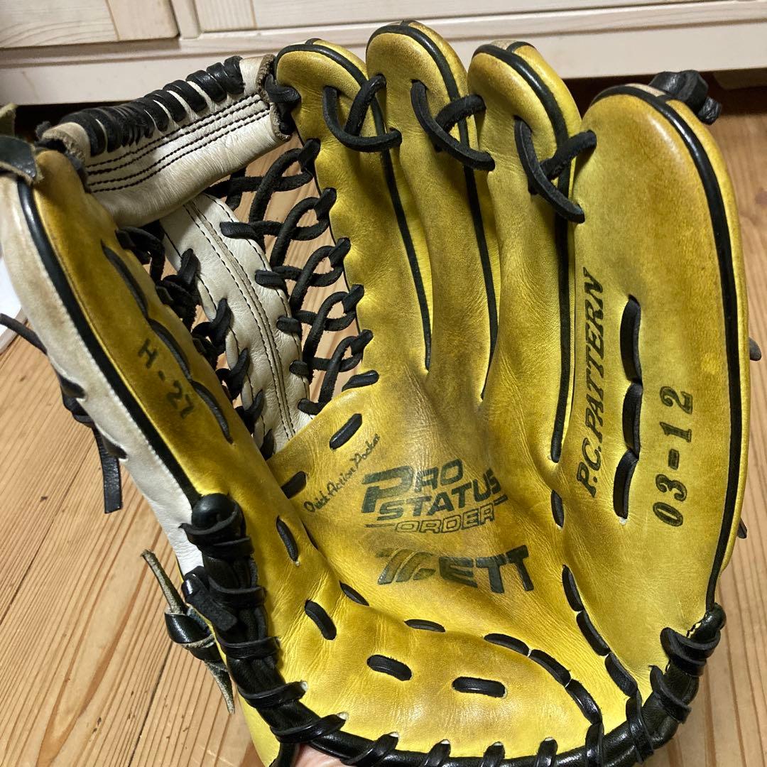 プロ実仕様グローブ　ZETT硬式外野手グローブ 福岡ダイエーホークス27