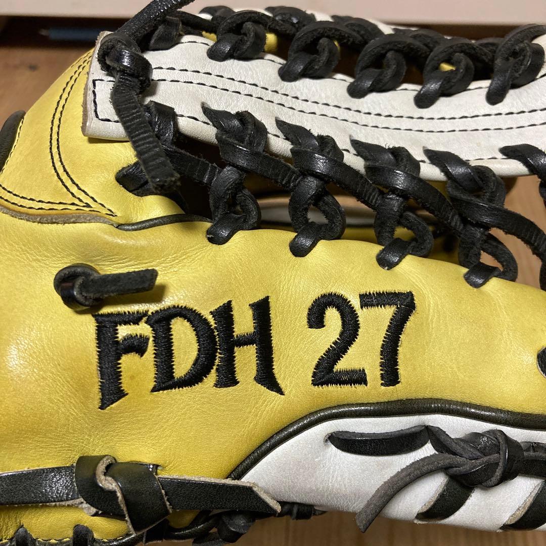 プロ実仕様グローブ　ZETT硬式外野手グローブ 福岡ダイエーホークス27