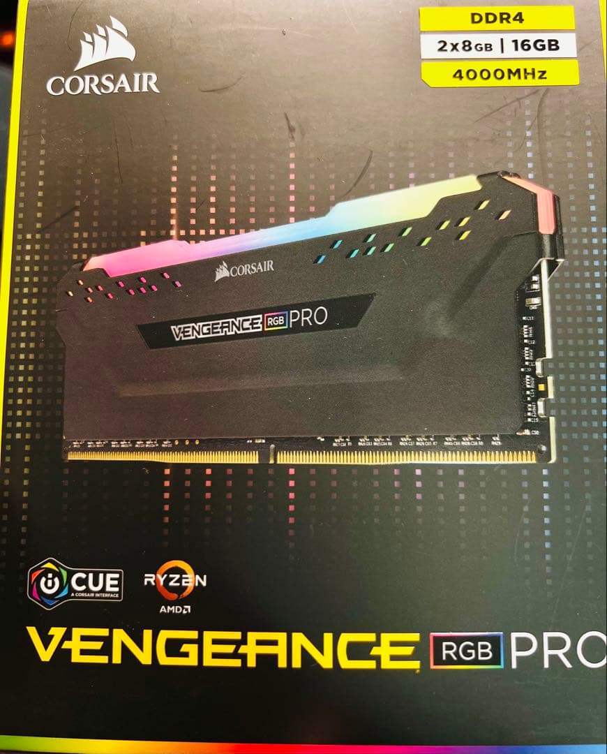 メモリー Corsair Vengeance RGB PRO DDR4 4000 CL16