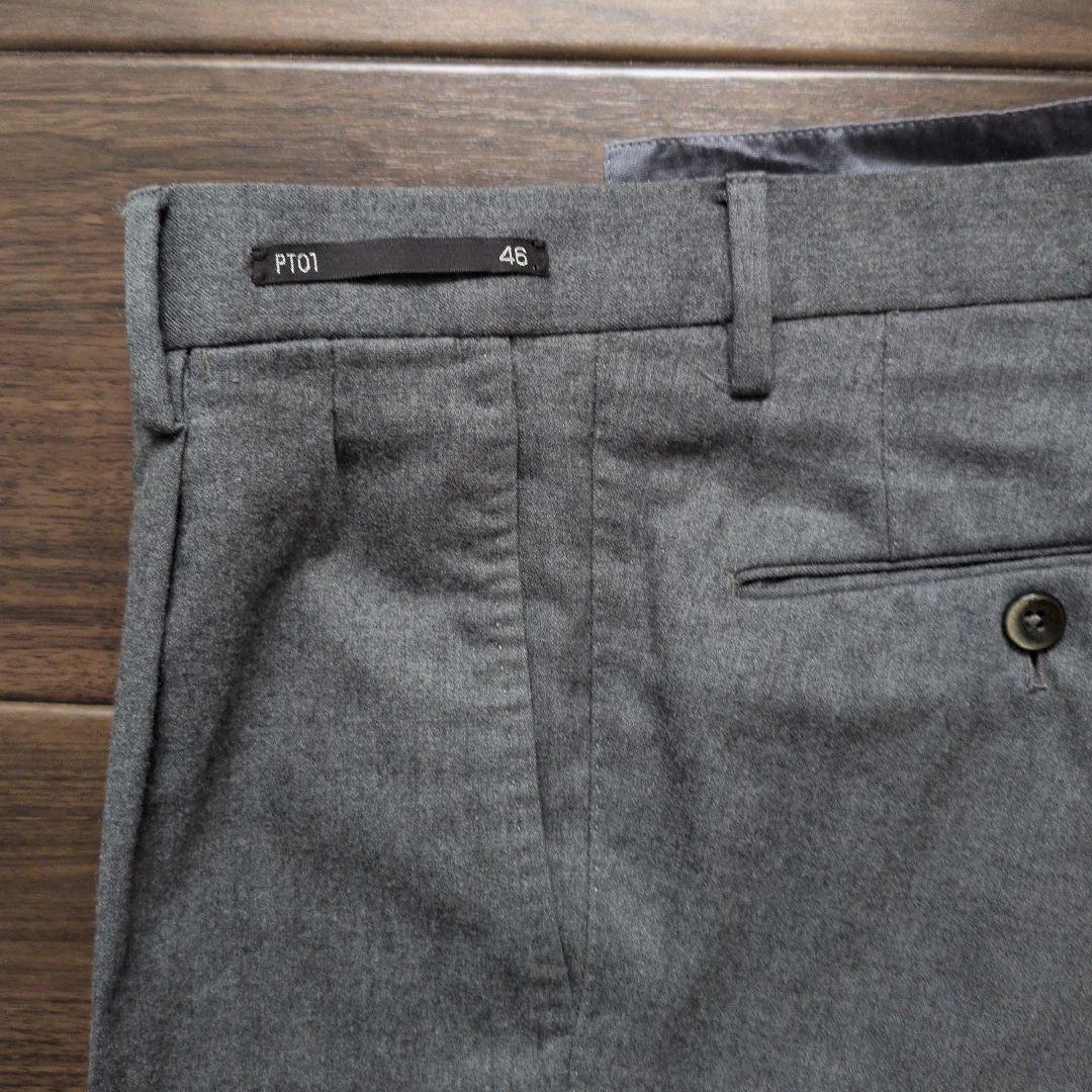 ※本日価格【美品】PT01 SUPER SLIM FIT 46/グレー　パンツ