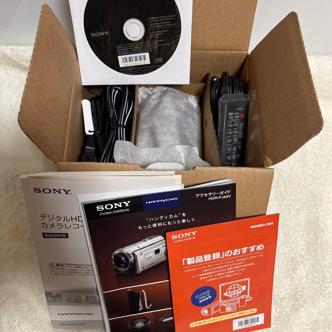 SONY HDR-PJ40V ハンディカム フルHD 新品