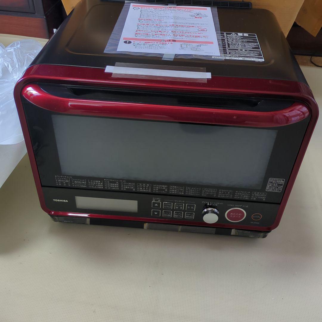 東芝過熱水蒸気オーブンレンジ「石窯ドーム」ER-JZ4000R！レッド！新品！
