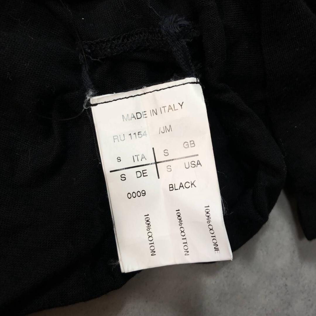 GQ3478◇rick owens : ハイネック ノースリーブカットソー◇