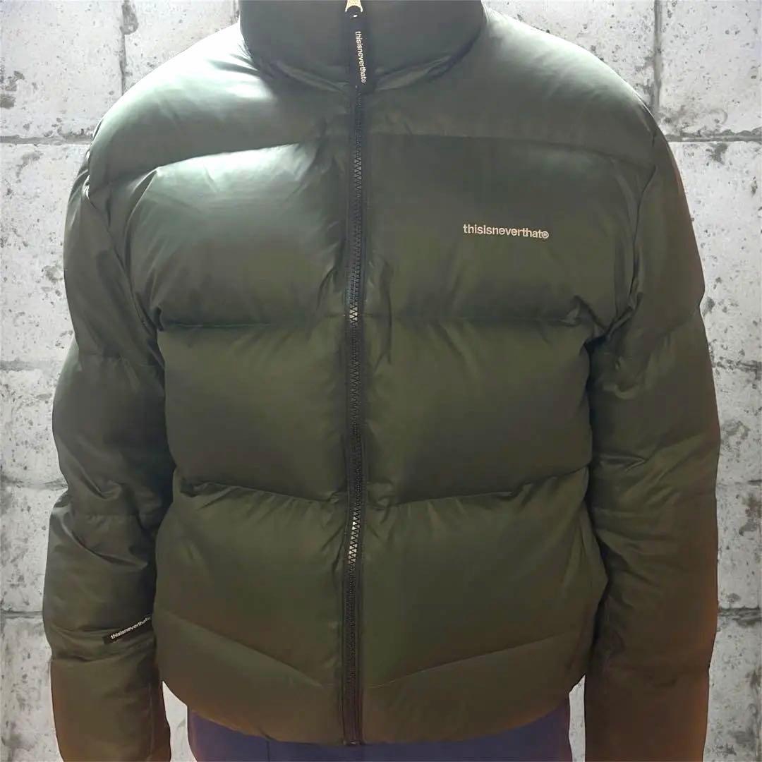 thisisneverthat ダウン オリーブグリーン ネバザ M 男女兼用