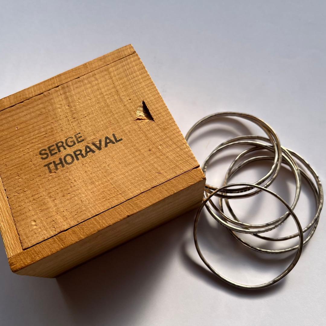 セルジュトラヴァル バングル シルバー 7連