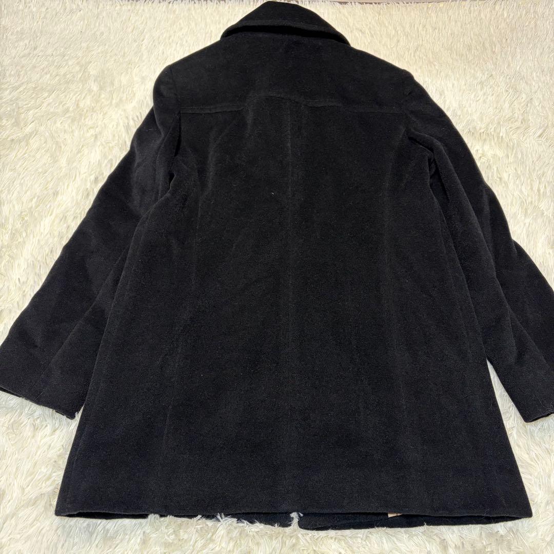 む*。様 極美品✨ BURBERRY ノバチェック ステンカラーコート アンゴラ