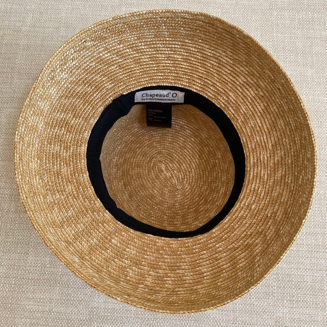 Chapeau d’ O 麦わら帽子 カサブランカ ホワイト