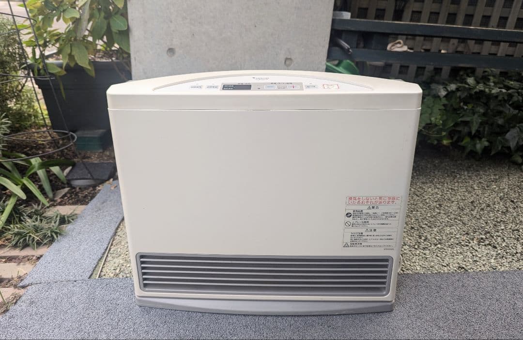 ノーリツ 都市ガスファンヒーター GFH-5800S　NR-B950FH-WH