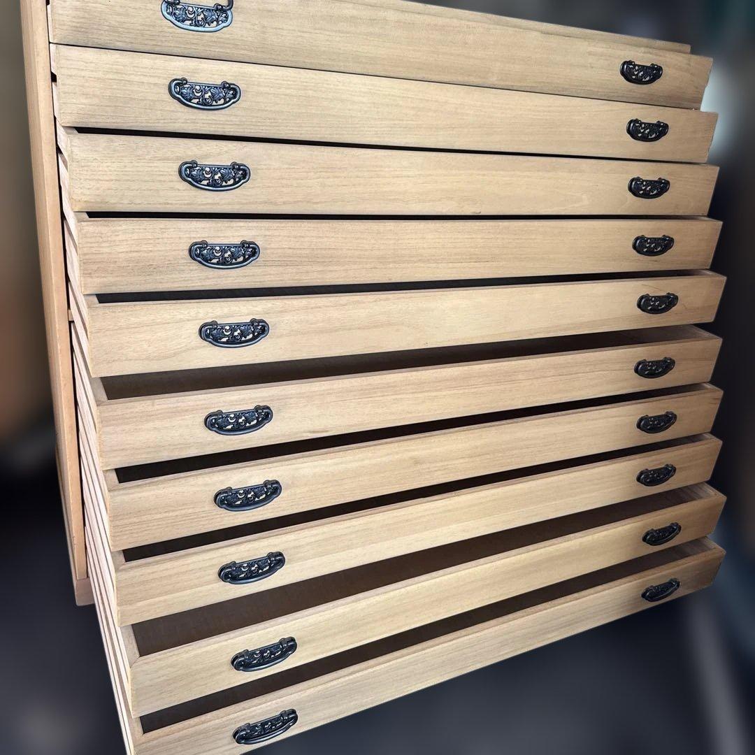 マーゼルン　桐箪笥 桐たんす 10段 和服 着物 衣裳箱 アンティーク