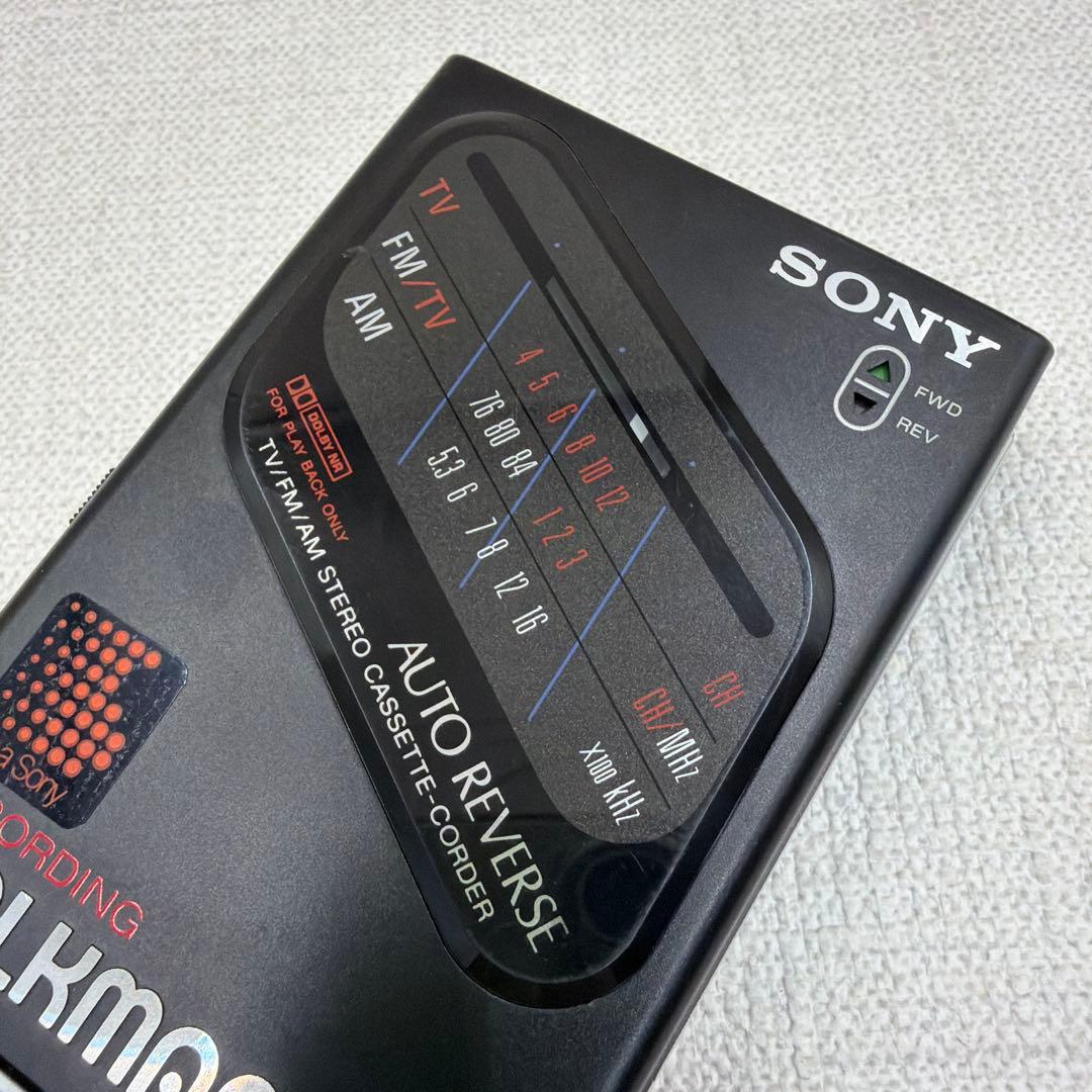 ジャンク　SONY WALKMAN カセットプレーヤー　レトロ
