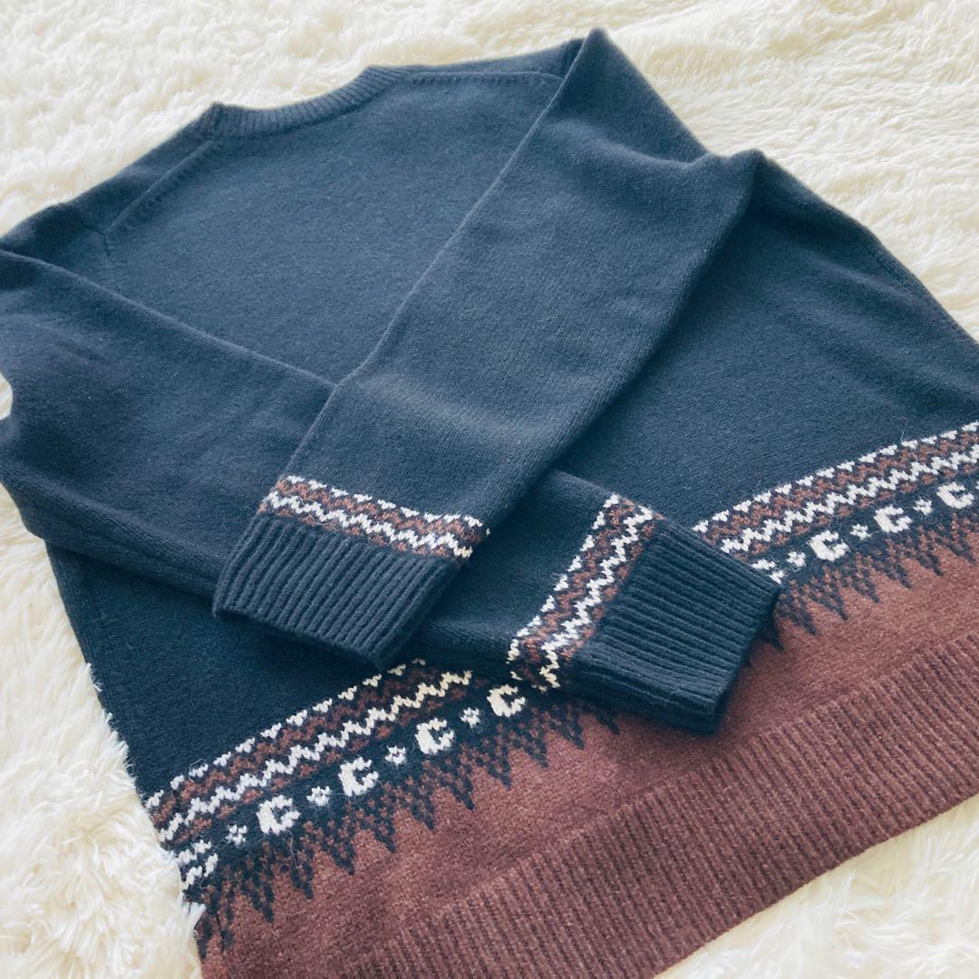 【美品】COACH コーチオーバーサイズド カーディガン アルパカ使用 Mサイズ