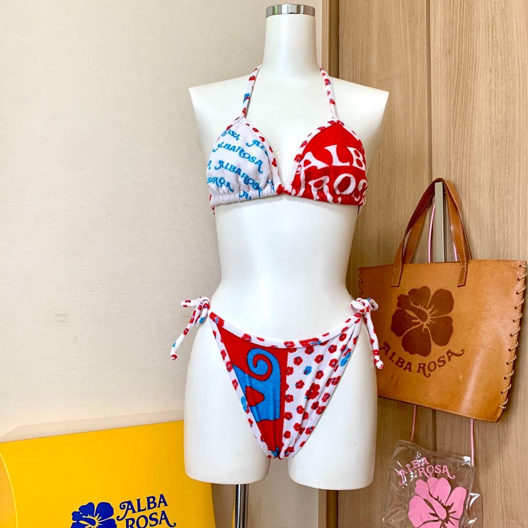 【eggモデル着用】アルバローザ　水着　メイパラ柄【当時物★激レア】
