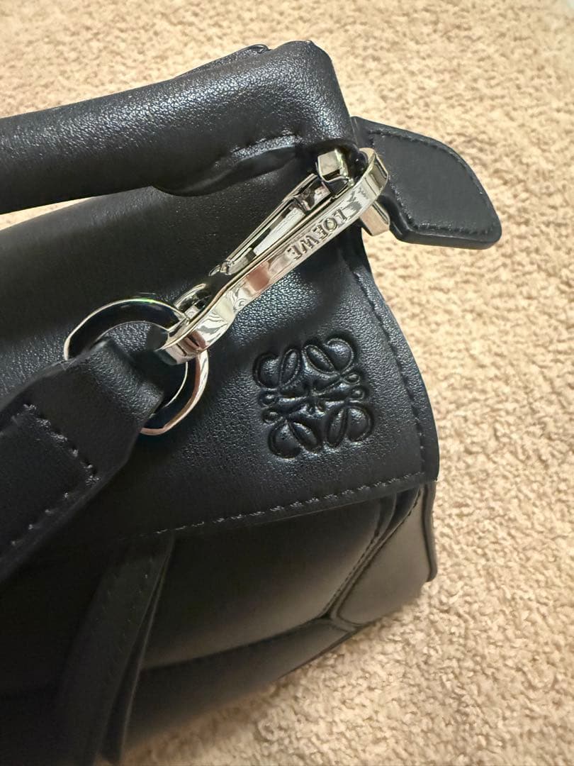 【並行輸入品】LOEWE パズルバッグ スモール ブラック