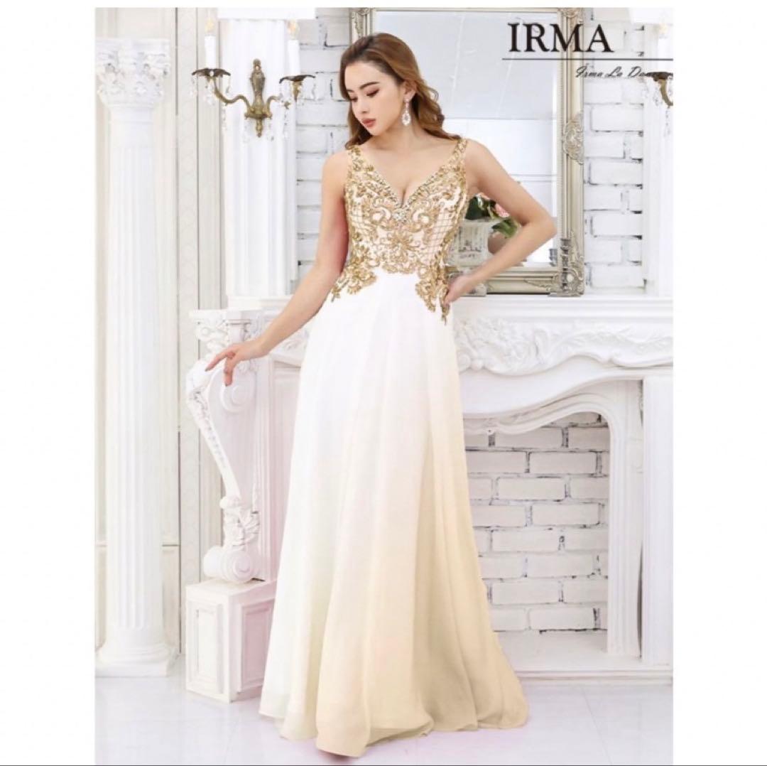 IRMA イルマ スパンコール Aライン ロングドレス キャバドレス