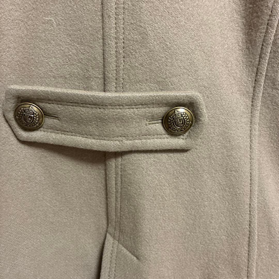 【美品✨金ボタン】バーバリーブルーレーベル　 Pコート ダブル ノバチェック38