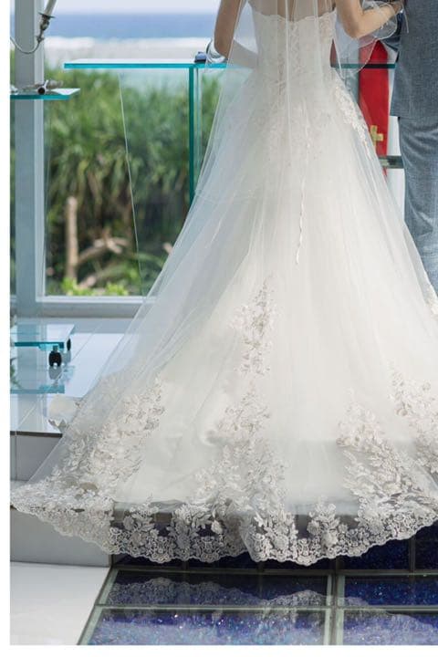 ウェディングドレス パーティードレス 結婚式 チュノアウェディング