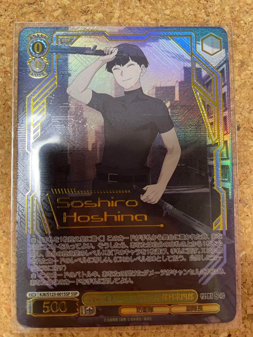 ヴァイスシュヴァルツ 怪獣8号 深夜のトレーニングルーム 保科宗四郎　ssp