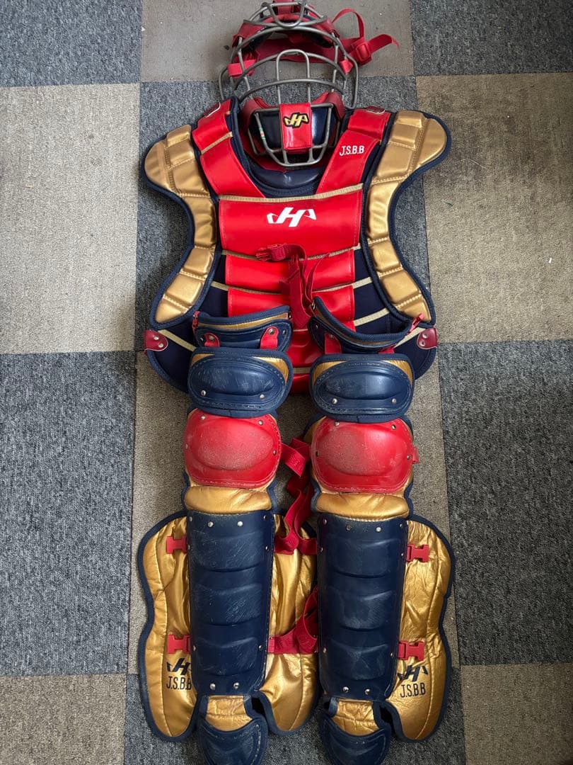 ハタケヤマ　限定モデル　キャッチャー防具　プロテクター　セット