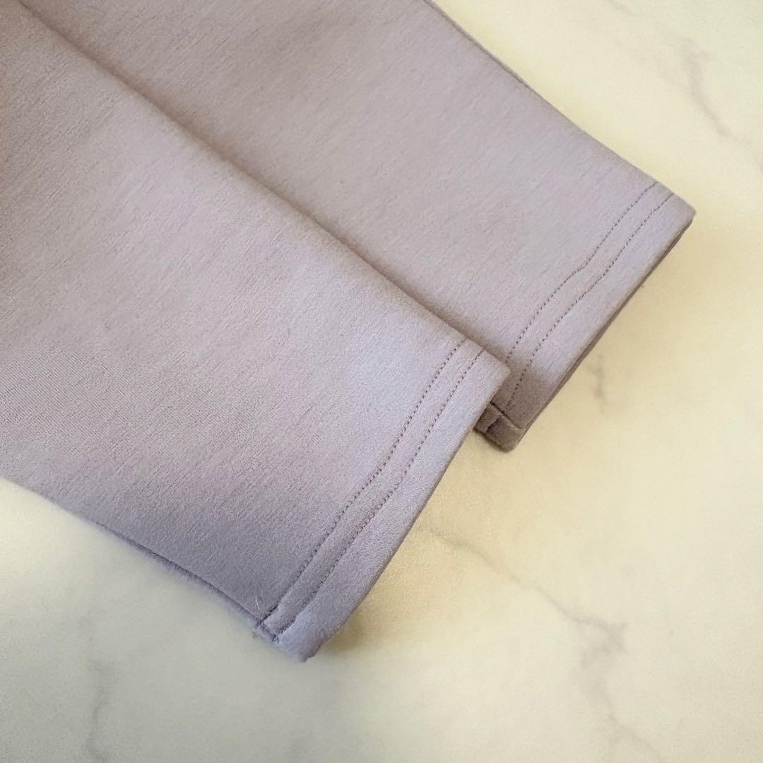 ツルバイマリコオイカワ フレア ペプラム ラベンダー Kirill 上品✨綺麗色