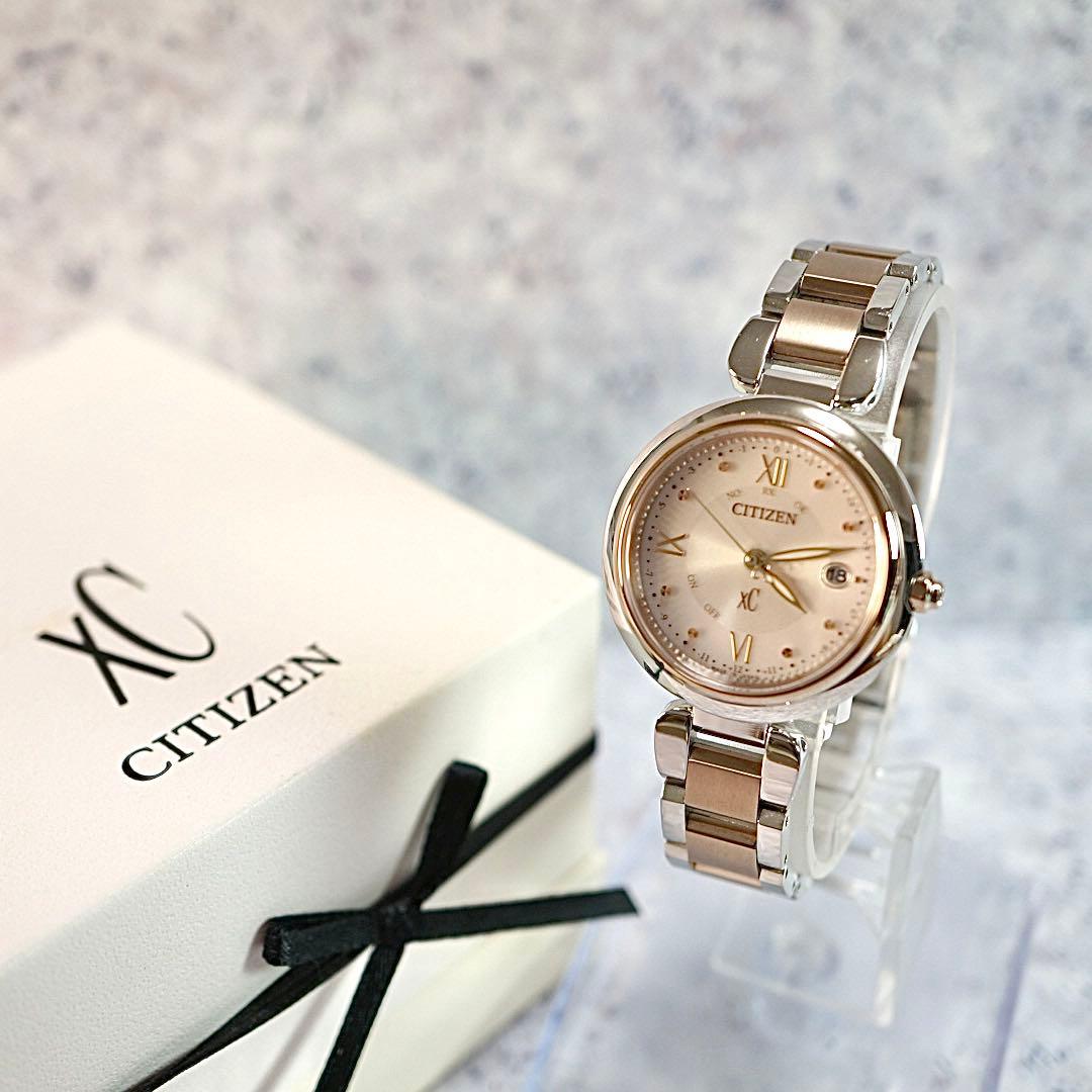 美品✨ シチズン クロスシー XC CITIZEN レディース ソーラー ピンク