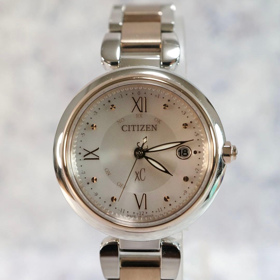 美品✨ シチズン クロスシー XC CITIZEN レディース ソーラー ピンク