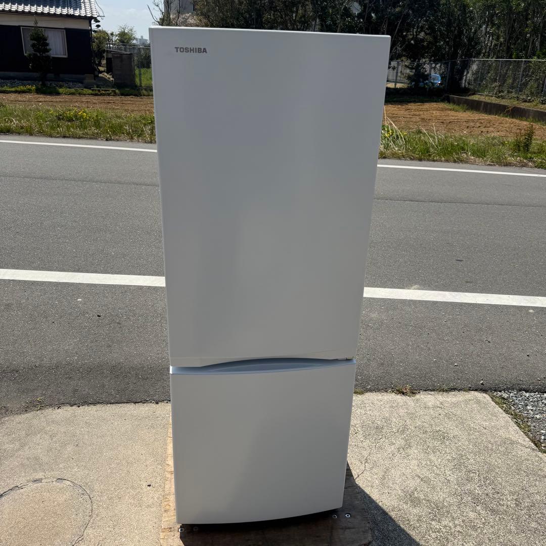 TOSHIBA 冷蔵庫 153L ホワイト マット GR-V15BS 極美品