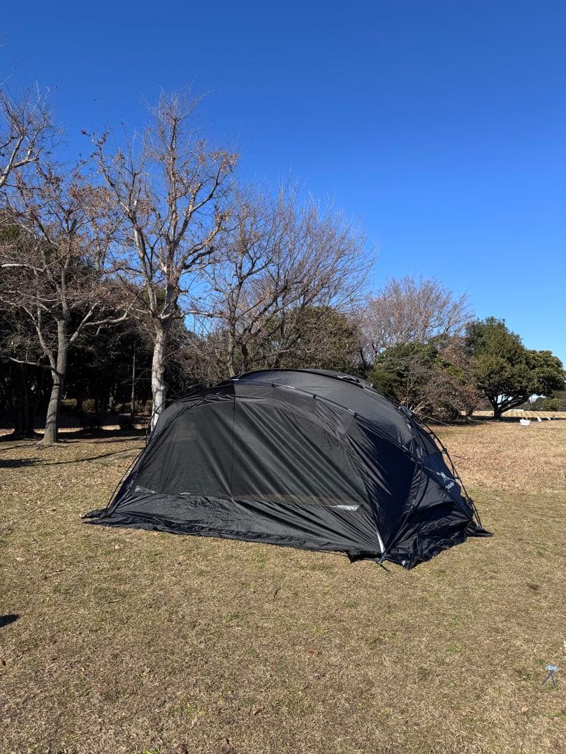 ！タイムセール！マウンテンハイカー シェルターテント 黒