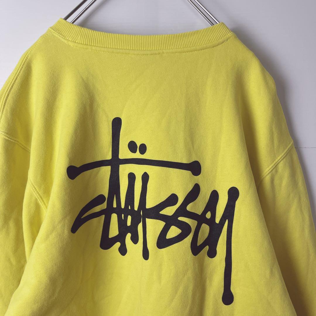 8*9様 stussy 裏起毛　バックプリント　スウェット　トレーナー　メンズ