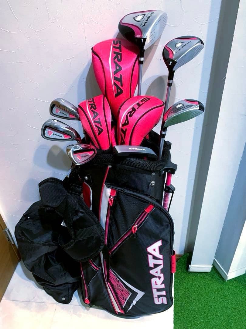 美品　キャロウェイ　ストラータ　レディースゴルフクラブ セット　可愛く優しい