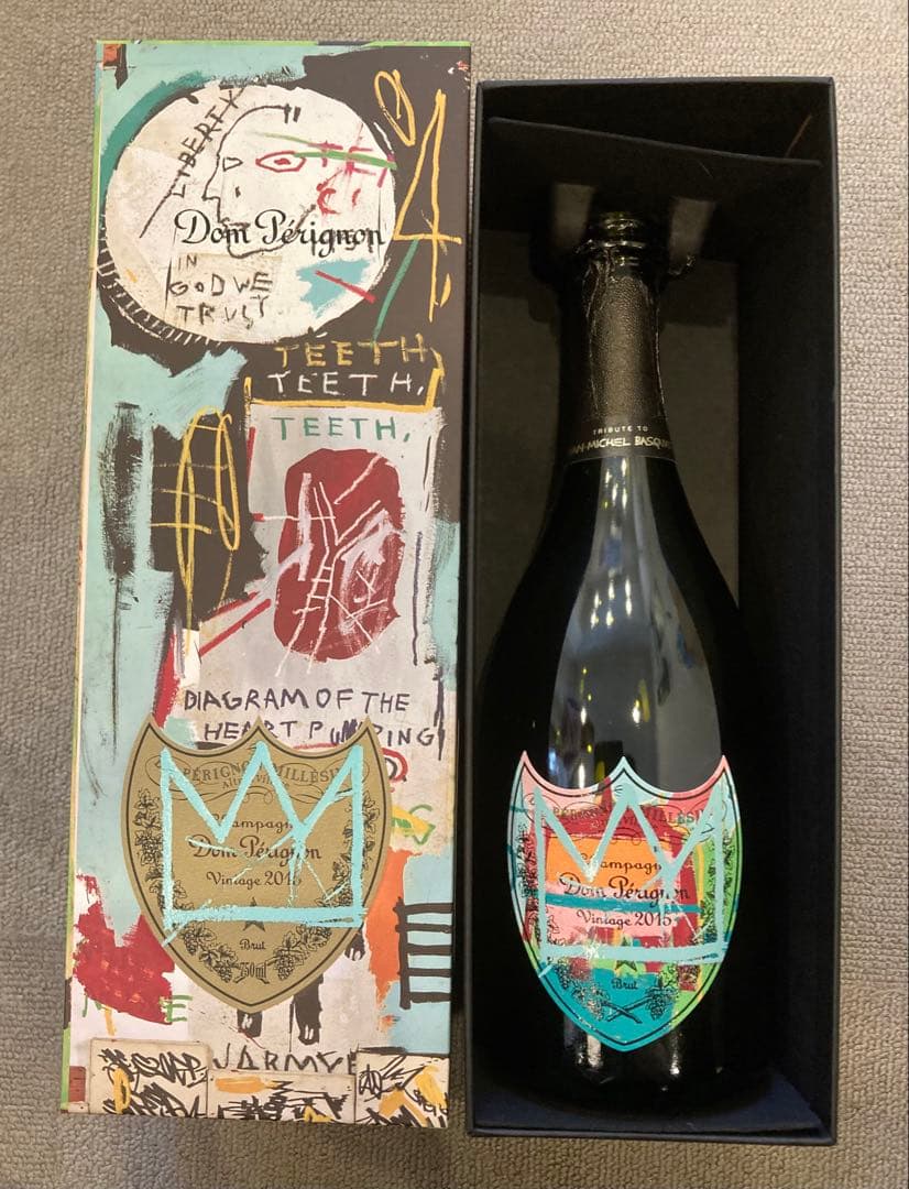 ドン ペリニヨン ヴィンテージ バスキア 限定ギフトBOX 空箱空瓶