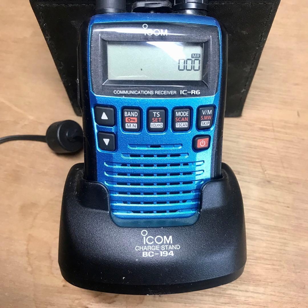 【美品です】icom 広帯域ハンディーレシーバー IC-R6