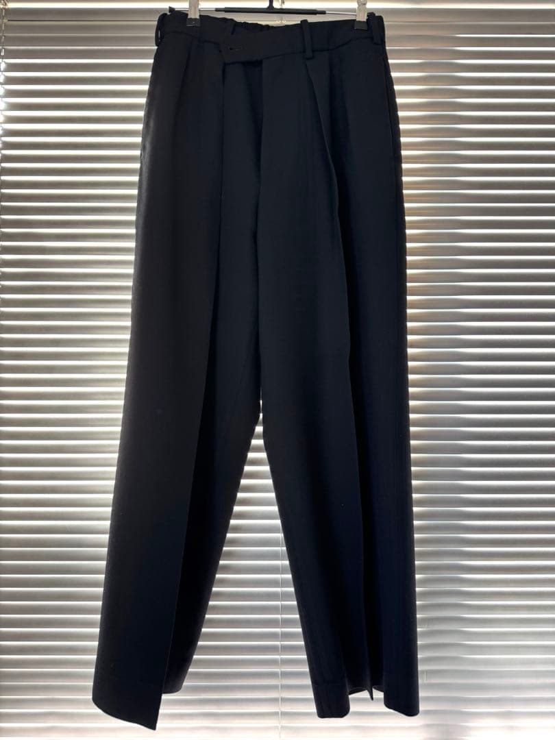 パンツ MARKAWARE DOUBLE PLEATED TROUSERS