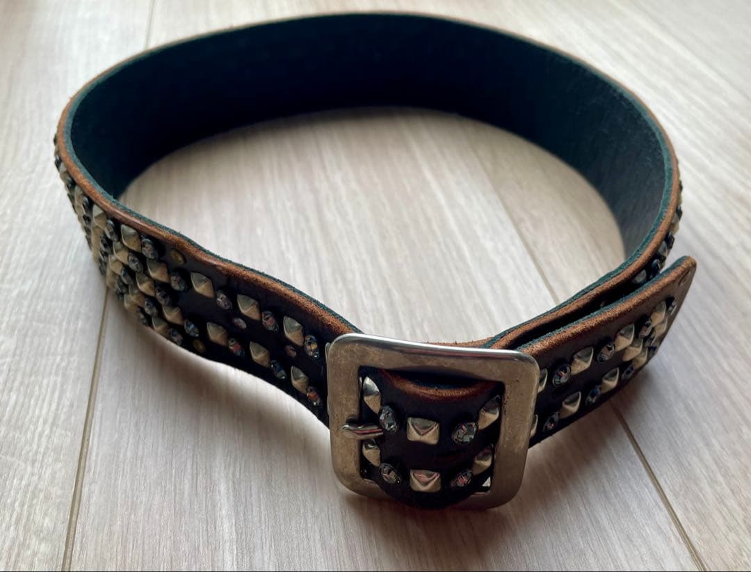 HYSTERIC スタッズレザーベルト