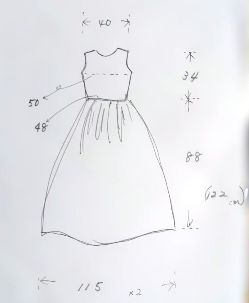 着物リメイクワンピース♪17♪振り袖♪122cm♪絞り刺繍