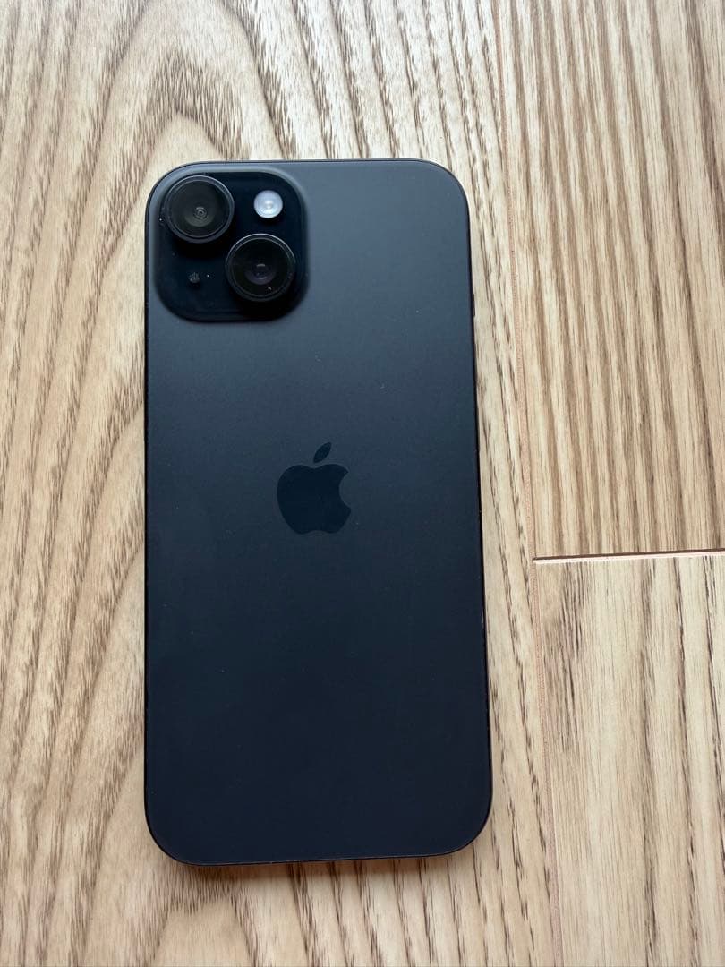 【美品箱あり】 Apple iPhone15 256GB ブラック simフリー