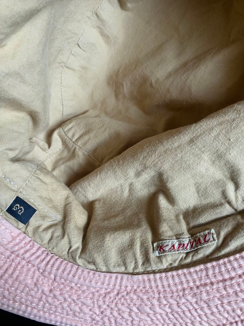 夏に大活躍‼️【渋カワイイ！】KAPITAL キャピタル ダメージ加工ハット